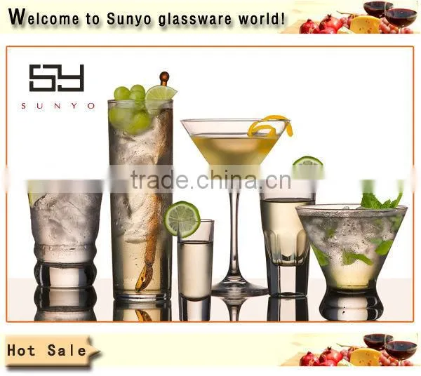 Gold Rim Glass Margarita Cup With Best Price