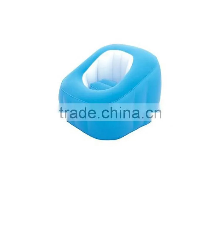 Flocked inflatable pvc sofa
