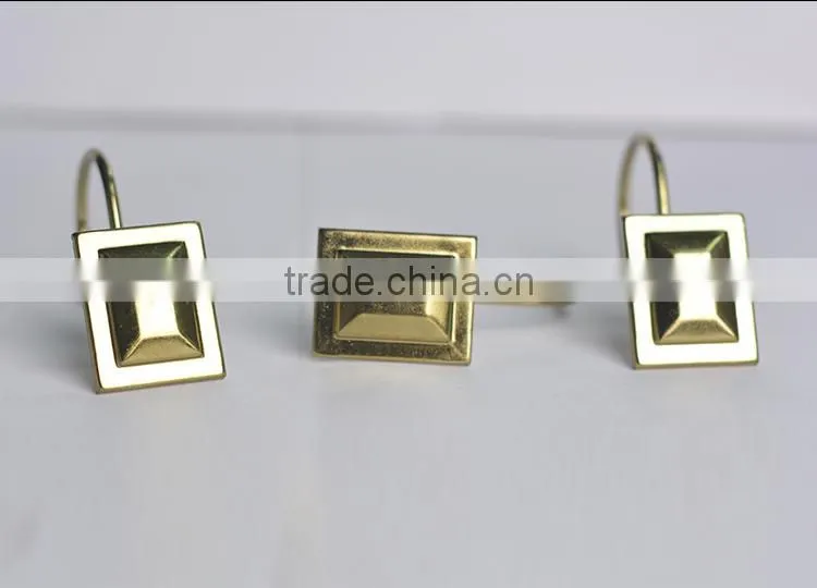 unique shower curtain hooks/Morden designed Polyresin Decorative Shower Curtain Hooks/Shower cutain hook