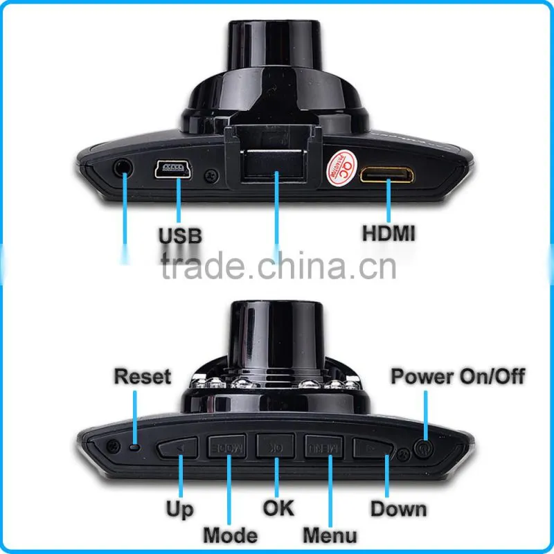 2.7" G30 DVR Camera 1080p Full HD Camcorder Video HDMI G-sensor 170 Car Recorder