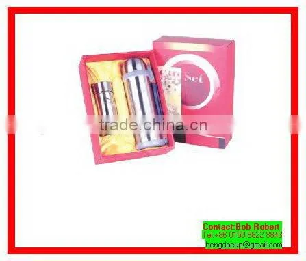 Design promotional clear stainless steel olive oil bottle