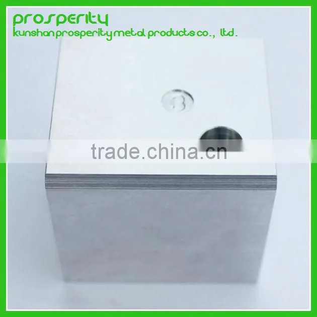 CNC machining machined medical parts/medical three-way valve