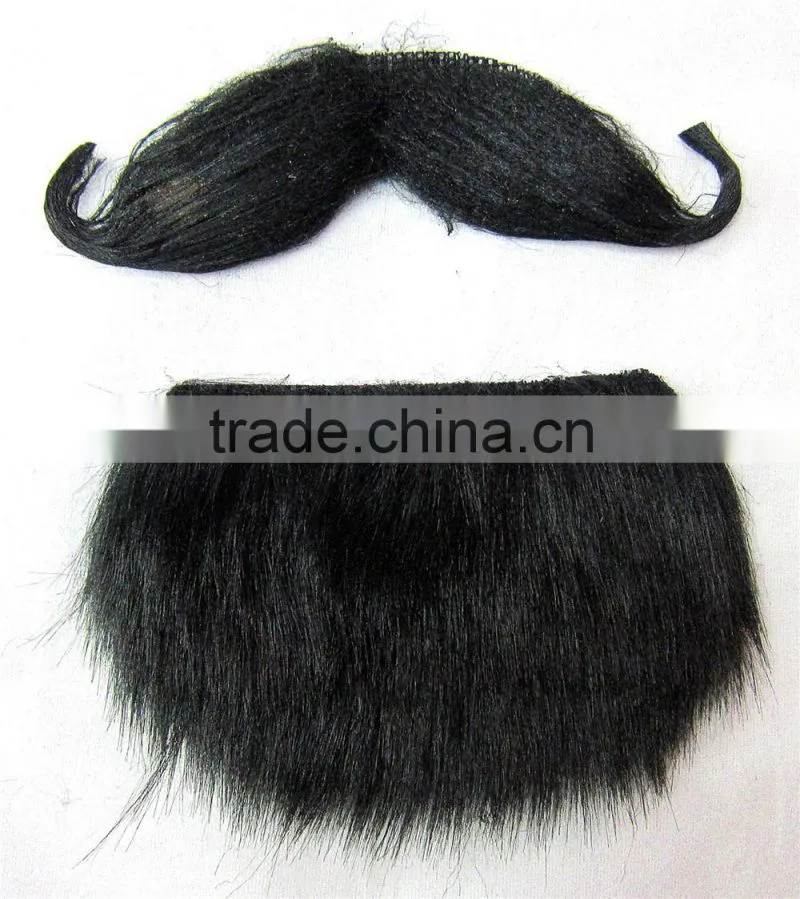 Plush mustache and beard