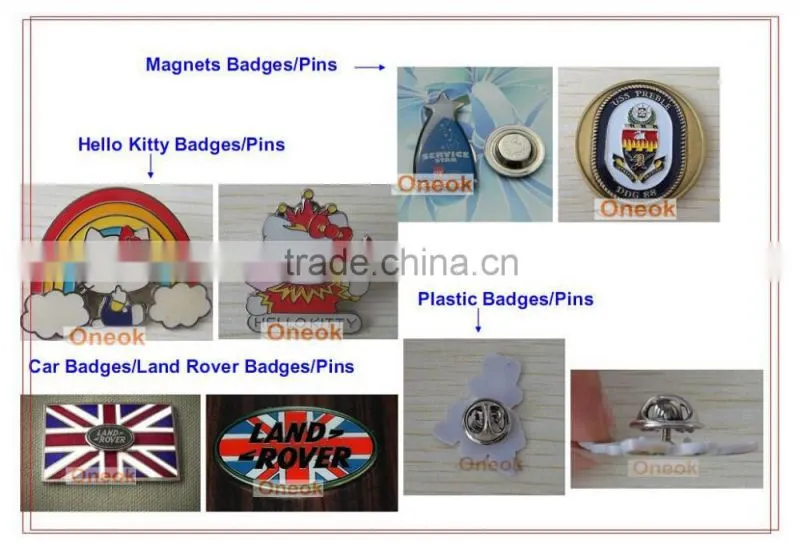 Zinc Alloy Metal Soft Enamel Pin Badge With Top Grade