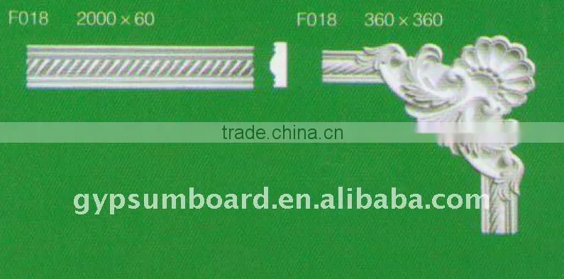 plaster gypsum cornice moulding