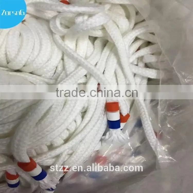 Round Colored Braided Cotton Waxed Shoelaces
