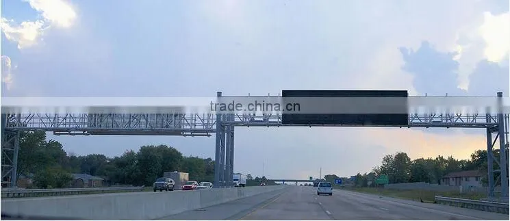 China made outdoor steel structure LED advertising stand display