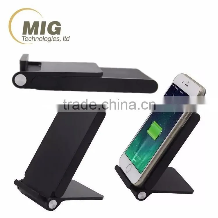 Efficient wireless charger, qi universal portable mobile phone charger for smart phones, with 3 coils