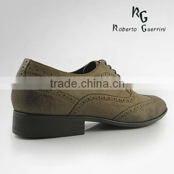 Suede leather casual dress shoe