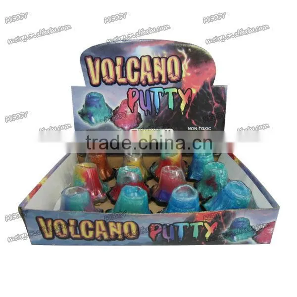 Galaxy volcano putty toys glacier slime