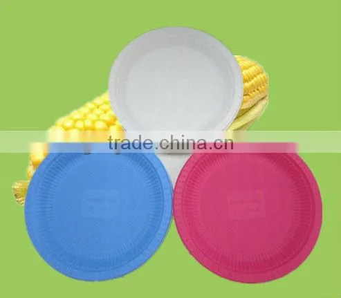 biodegradable disposable tableware eco-friendly 9 inch 3 compartments