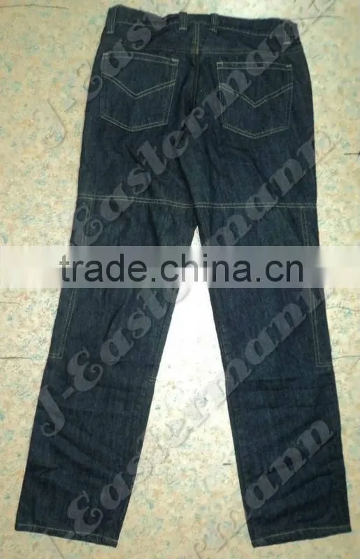 Blue Denim Jeans For Motorcycle with Kevlar