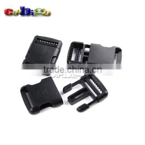 Plastic Single Adjustable Circular Buckle For Tactical Backpack Straps #FLC335-20/25/B-25/30