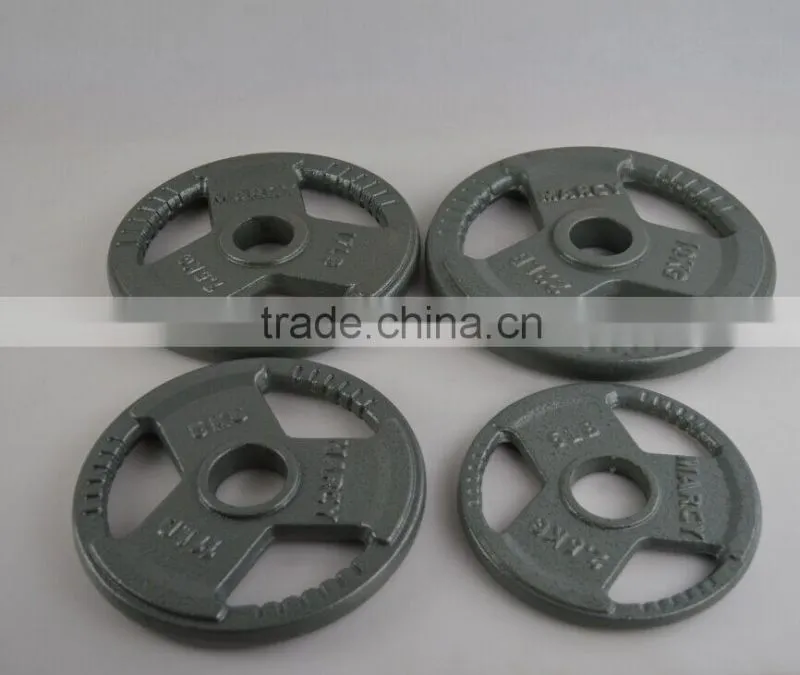handle painting olympic barbell weight plate in weight lifting