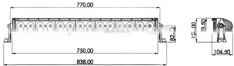 led track light,140W Curved led light bar,offroad curved led lightbar,led diving working light bar