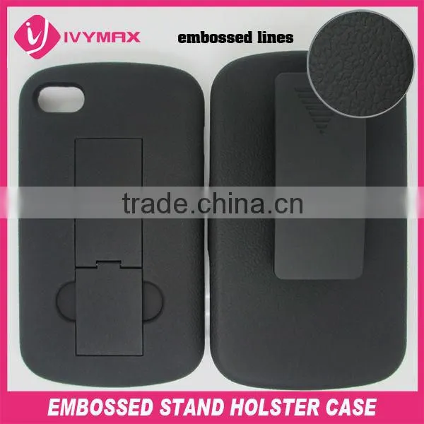 mobile phone accessories for blackberry Q10 belt clip cover