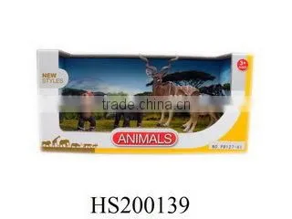 Plastic animal toys White Tiger set