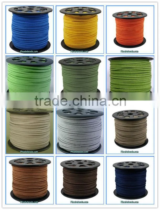 Wholesale 2mm Lavender Colored Round Genuine Leather Cords GLC-R2010
