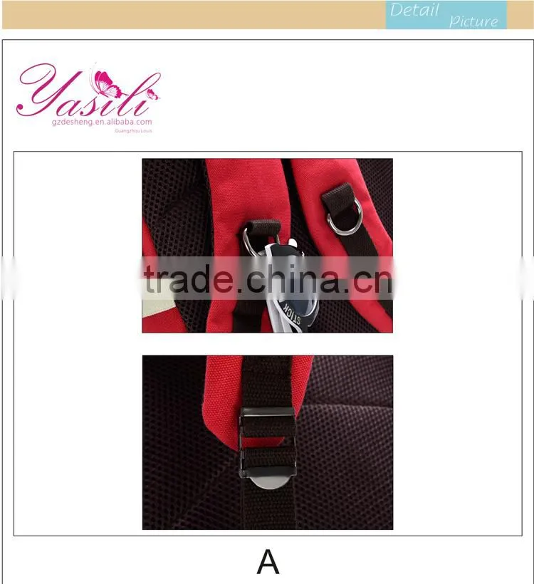2014 multiple colorwaterproof durable rolling backpack, school backpack korean style in Guangzhou