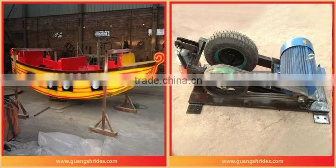 Amusement park colorful mini pirate ship for sale