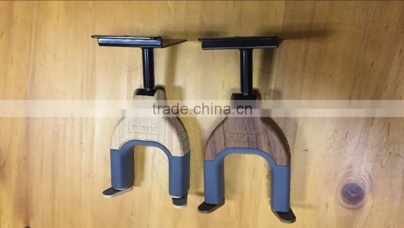 Auto Lock Type Wood Guitar Hanger / Music Instrument Wall Hanger