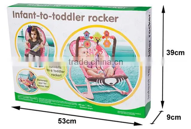 2015 New Arrivals Infant to toddler Baby Rocker With stationary seat