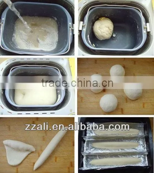 Automatic professional dough mixer with stainless steel