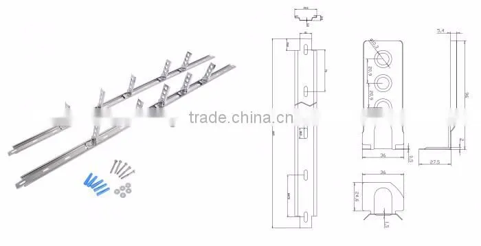 Wall Starer Kits for Builders' Metal Work