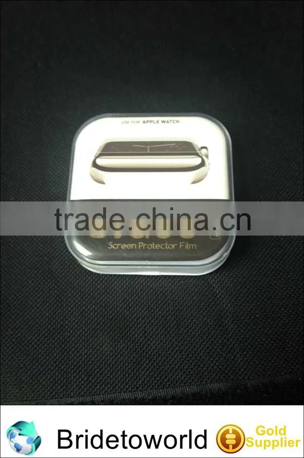 Factory custom waterproof mobile phone tempered glass screen guard for apple watch screen protector