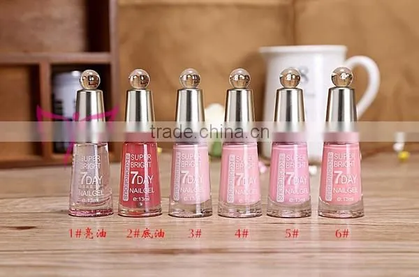Easam hot sale BKGORGEOUS super bright 7days nail gel polish
