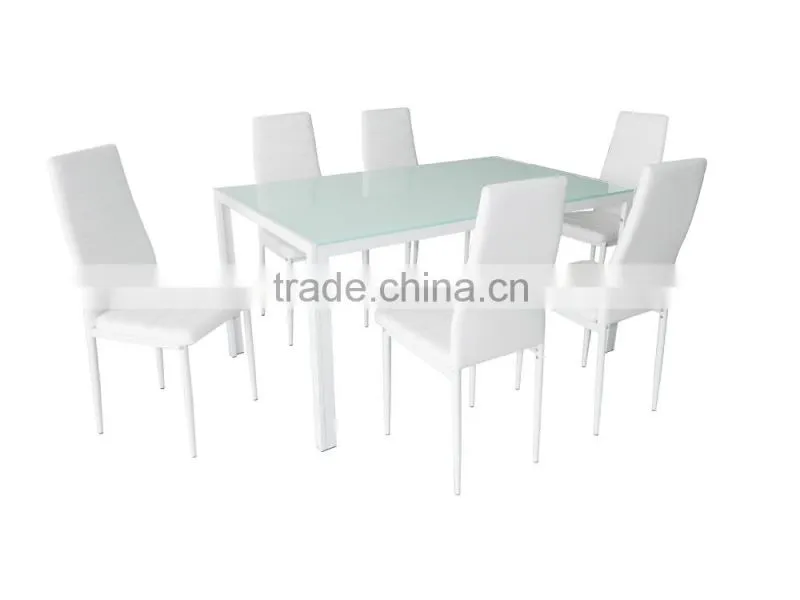 1+6 tempered glass dining room set