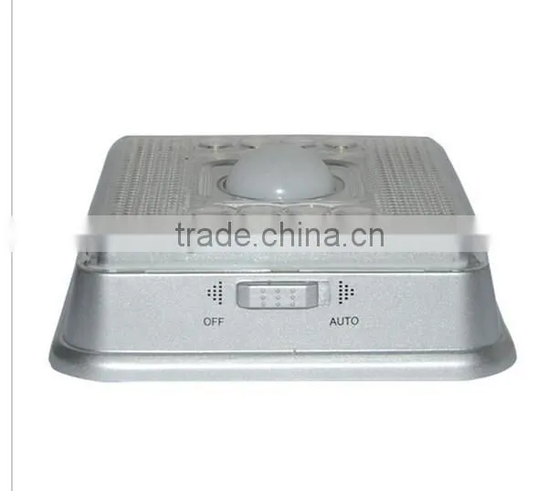 PIR Auto Sensor Motion Detector LED Night light Wireless Infrared 8 LEDs lamp Nightlight