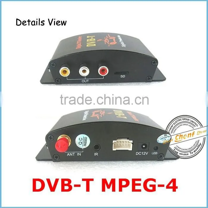 Newest Car TV Tuner DVB-T MPEG-4 Digital TV BOX Receiver Mini TV Box