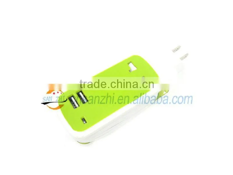 US power outlet wall with two usb for United states