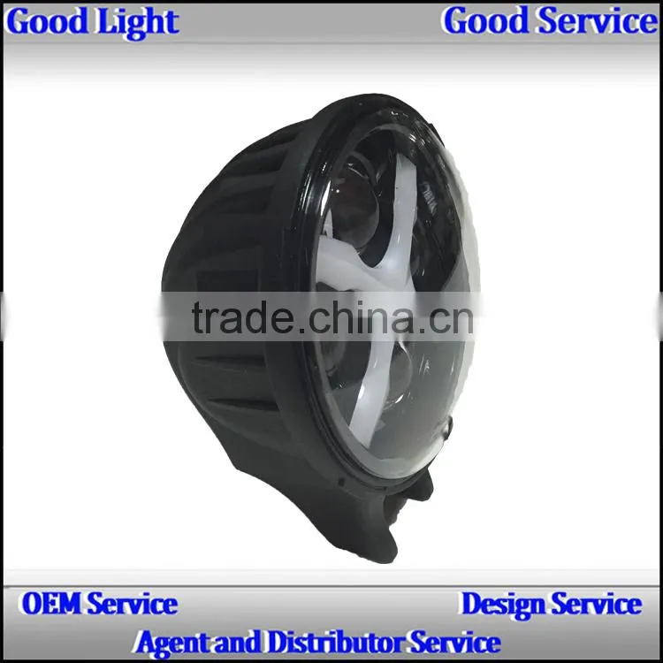 2016 newest 60w spot beam 10-30v heavy duty vehicle outdoor used led work light lamp with DRL