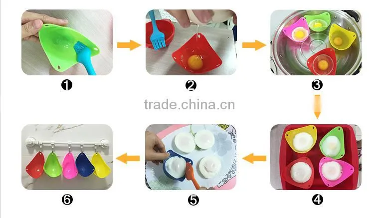 food grade silicone egg poacher