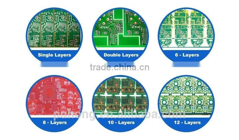 Guangzhou China market of FR4 PTH hole pcb manufacture service