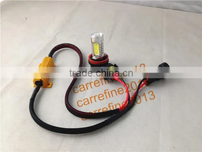H9 led warning canceller socket 6R Error free canbus led resistor for Porsche 50W