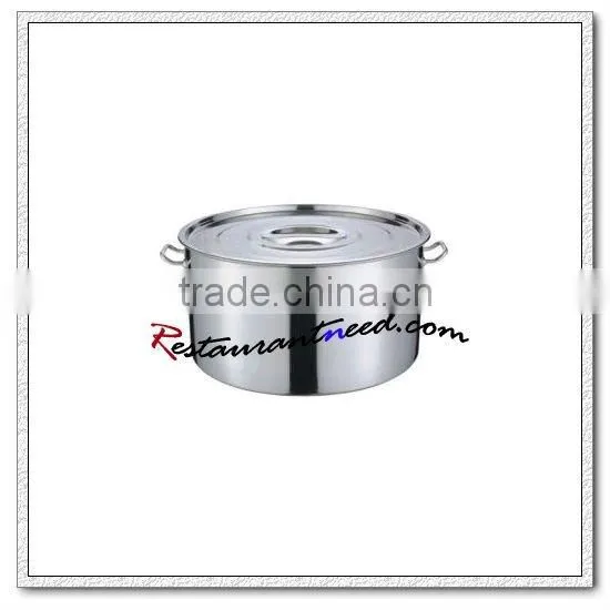 S155 Stainless Steel Soup Pot With Flat Cover