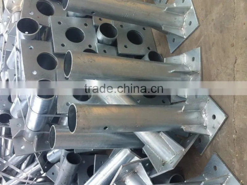 S235JR Round Steel Guardrail Post