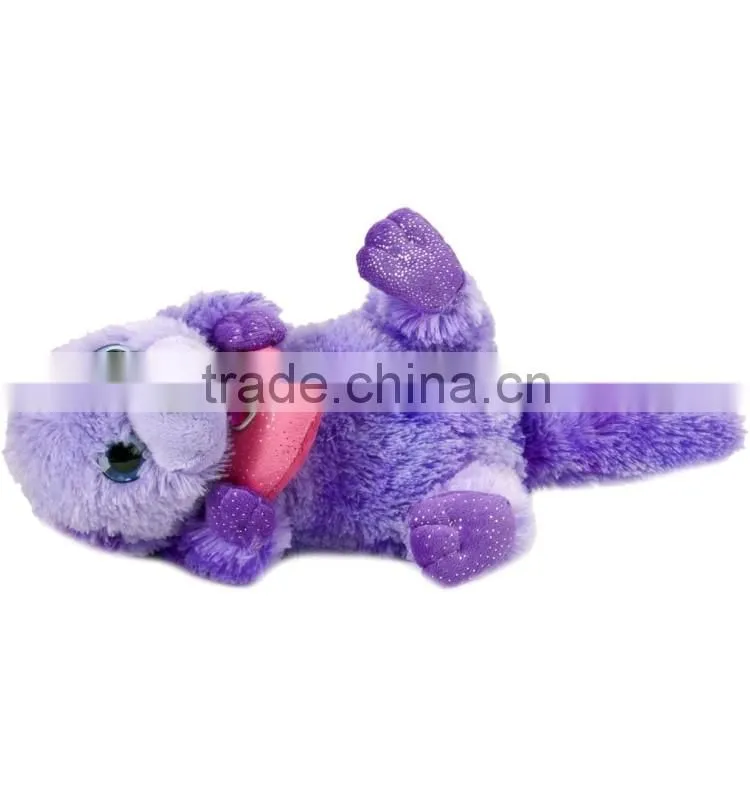 St cartoon toys purple sea otter plush type kids toys