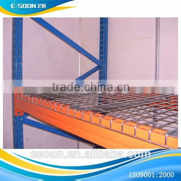 Pallet type iron rack Decking with Support Bars