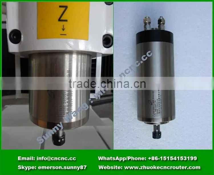 Small PCB CNC Router 6060 Milling Drilling Engraving Machine NCStuido Control 1.5Kw Spindle 600*600mm ZK-6060
