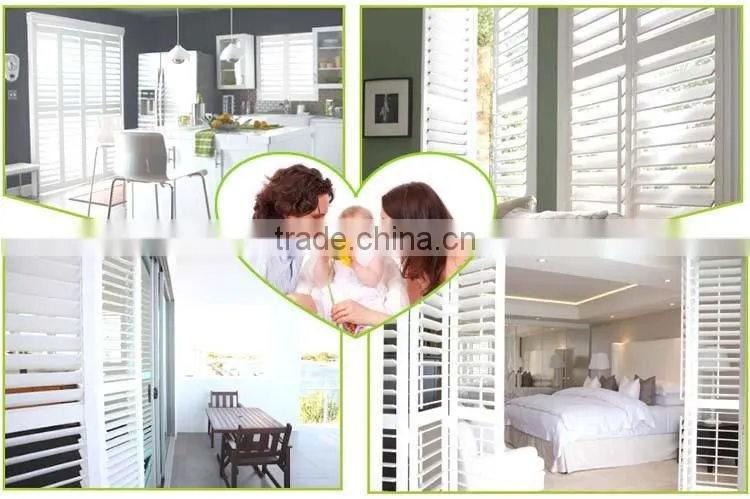 Plantation shutter door shutter