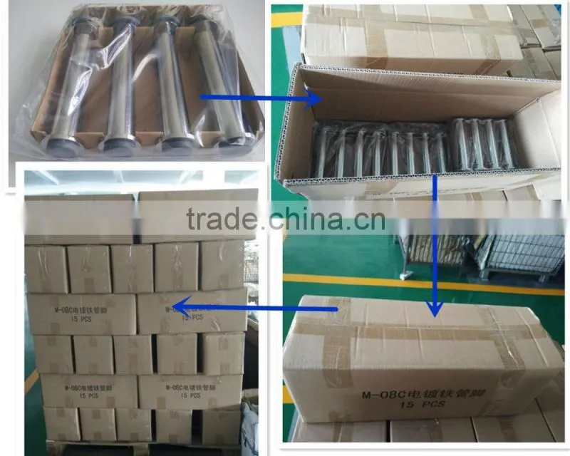 polish metal aluminum sofa foot