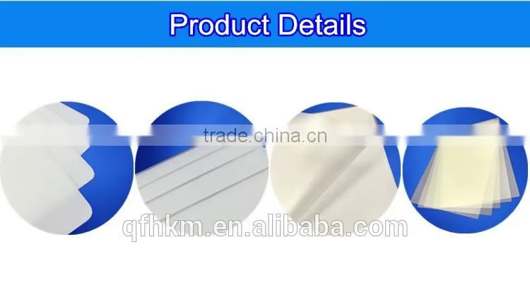 A4 size Of Laminate Sheets PET EVA Laminating Sheets Factory Price Laminating Pouch Film