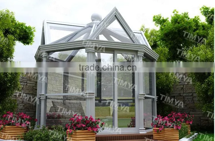 Nice Sound Insulation And Decoration Nature Aluminum Alloy Portable Sunroom