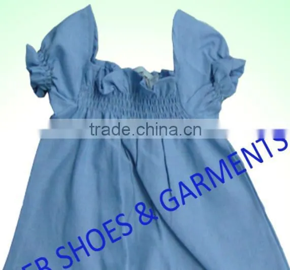 100%cotton latest korea style baby girl dresses