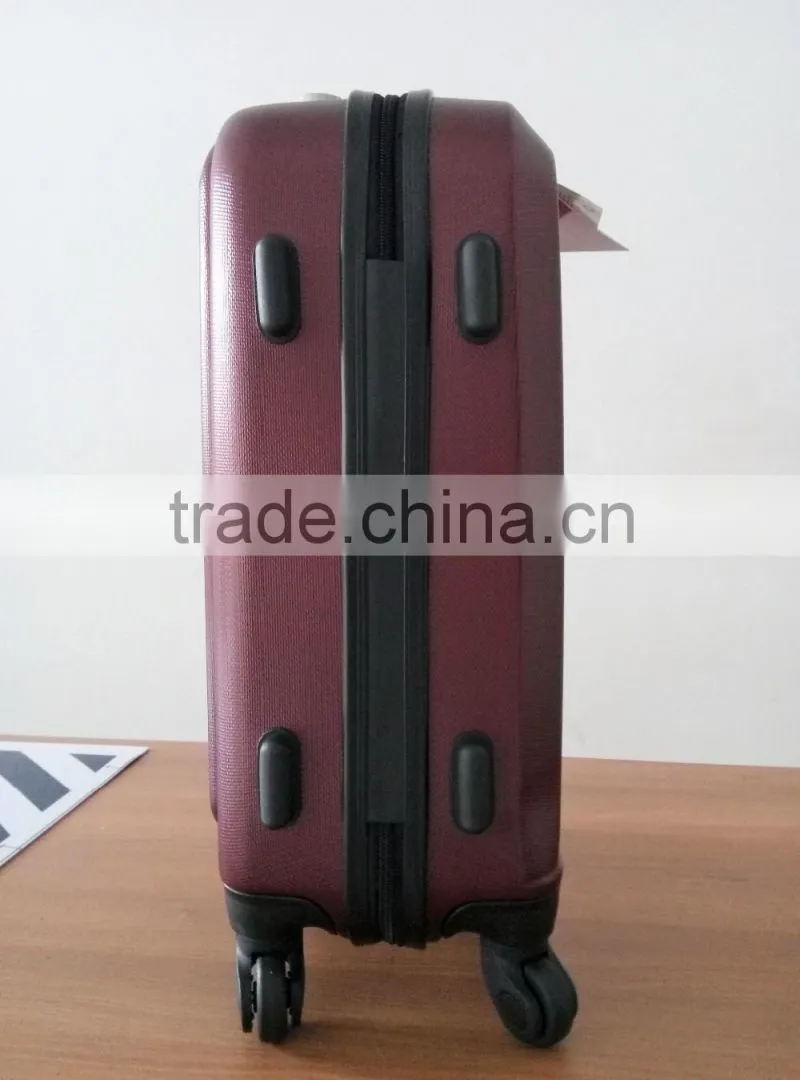 Vintage Hard ABS rotatable quality trolley luggae set