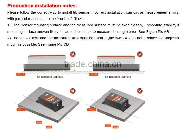 SCA116T Low Cost Digital Level Inclinometer Angle Gauge Protractor +/-180deg(0-360deg)